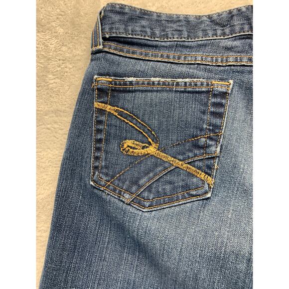 BKE Women's wide Leg Jeans - Blue - Picture 12 of 16